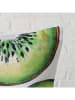 Boltze Kissen "Kiwia" in Grün - (L)45 x (B)45 cm