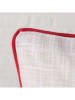 Boltze Kissen ''Skiing'' in Creme/ Rot - (L)45 x (B)45 cm