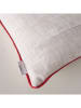 Boltze Kissen ''Skiing'' in Creme/ Rot - (L)45 x (B)45 cm