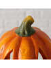 Boltze Teelichthalter "Zucca" in Orange - (B)9 x (H)12 cm