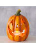 Boltze Teelichthalter "Zucca" in Orange - (B)9 x (H)12 cm