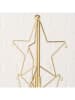 Boltze Dekoaufsteller "Arika" in Gold - (B)44,5 x (H)70 x (T)44,5 cm