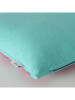 Boltze Kissen "Swirla" in Türkis/ Pink - (L)45 x (B)45 cm