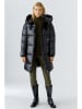 Oui Płaszcz zimowy w kolorze czarnym