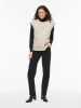 Vila Doorgestikte bodywarmer "Silla" in Crem