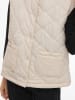 Vila Doorgestikte bodywarmer "Silla" in Crem