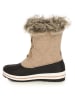 Kimberfeel Winterstiefel "Elisa" in Beige/ Schwarz