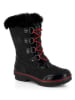 Kimberfeel Winterstiefel "Megeve" in Schwarz/ Rot