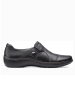 Clarks Leder-Slipper in Schwarz