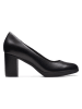 Clarks Leren pumps zwart