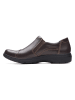 Clarks Leder-Slipper "Carleigh Ray" in Braun