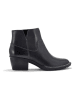 Clarks Leder-Stiefeletten in Schwarz