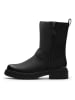 Clarks Leder-Boots in Schwarz