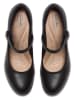 Clarks Leren pumps met riempje zwart