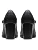 Clarks Leder-Spangenpumps in Schwarz