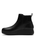 Clarks Leder-Ankle-Boots in Schwarz