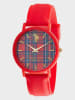 U.S. Polo Assn. Kwartshorloge rood