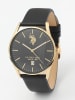 U.S. Polo Assn. Kwartshorloge zwart/goudkleurig