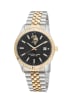 U.S. Polo Assn. Kwartshorloge zilverkleurig/goudkleurig/zwart