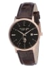 U.S. Polo Assn. Kwartshorloge bruin/goudkleurig/zwart
