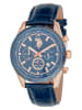 U.S. Polo Assn. Chronograaf donkerblauw/roségoudkleurig