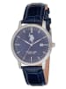 U.S. Polo Assn. Kwartshorloge donkerblauw/zilverkleurig