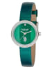 U.S. Polo Assn. Kwartshorloge in Smaragdgrün/zilverkleurig