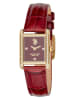 U.S. Polo Assn. Quarzuhr in Dunkelrot/ Gold