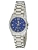 U.S. Polo Assn. Quarzuhr in Silber/ Blau