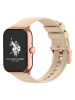 U.S. Polo Assn. Smartwatch beige/roségoudkleurig