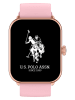 U.S. Polo Assn. Smartwatch lichtroze/roségoudkleurig