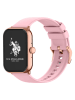 U.S. Polo Assn. Smartwatch lichtroze/roségoudkleurig