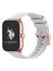 U.S. Polo Assn. Smartwatch in Weiß/ Roségold