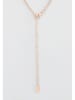 U.S. Polo Assn. Rosévergold. Halskette mit Anhänger - (L)40 cm