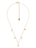 U.S. Polo Assn. Vergold. Halskette mit Schmuckelementen - (L)38 cm