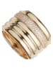 U.S. Polo Assn. Vergold. Ring mit Kristallen