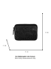 Camel Active Leder-Schlüsseletui "Wave" in Schwarz - (B)11 x (H)8 x (T)2 cm