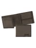 Camel Active Leder-Geldbörse "Dallas" in Grau - (B)11 x (H)8,7 x (T)1,5 cm