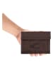 Camel Active Reise-Geldbörse "Journey" in Dunkelbraun - (B)13,5 x (H)10 x (T)2 cm