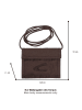 Camel Active Reise-Geldbörse "Journey" in Dunkelbraun - (B)13,5 x (H)10 x (T)2 cm
