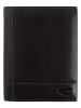 Camel Active Leder-Geldbörse "Tokyo" in Schwarz - (B)10 x (H)12,5 x (T)2 cm