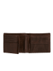 Camel Active Leder-Geldbörse "Dust" in Dunkelbraun - (B)12 x (H)10 x (T)1,5 cm