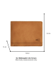 Camel Active Leren portemonnee "Nimbus" camel - (B)12,5 x (H)9,5 x (D)1,5 cm