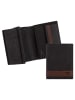 Camel Active Leren portemonnee "Taipeh" zwart - (B)9,5 x (H)12,5 x (D)2 cm