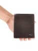 Camel Active Leren portemonnee "Vegas" donkerbruin - (B)10,7 x (H)12,7 x (D)2 cm