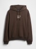 GAP Hoodie in Dunkelbraun