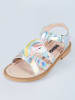 Denokids Sandalen "Unicorn" in Silber/ Bunt