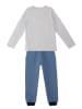 Denokids 2-delige outfit "Consruction" grijs/blauw