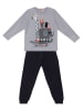 Denokids 2tlg. Outfit "Animals Team" in Grau/ Schwarz