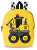 Denokids Rucksack "Bulldozer" in Gelb - (B)22x (H)26x (T)11cm